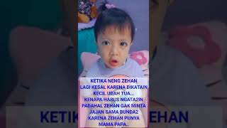 Ketika Neng Zehan Kesal Karena Dikatain Terus..