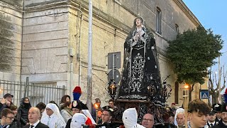 I riti della Settimana Santa: Processione penitenziale della Vergine Addolorata - Trani