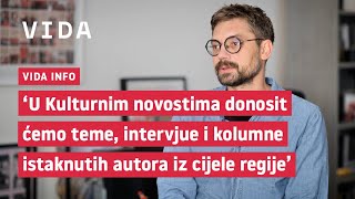 VIDA info - Boris Postnikov predstavlja novi kulturni prilog tjednika Novosti