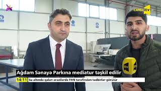 #Xəbər: Ağdam Sənaye Parkına mediatur təşkil edilib