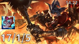 Rumble Jungle vs Diana - EUW Master | Patch 14.22