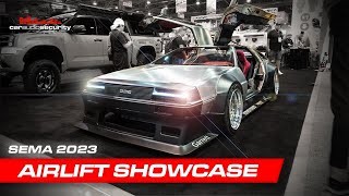 SEMA 2023 Airlift Showcase featuring Delorean, Supra, Chevy C10 and Tundra! | Car Audio & Security