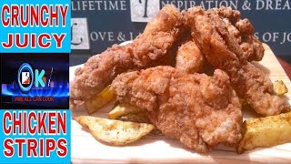 CRUNCHY JUICY CHICKEN STRIPS RECIPE - ABSOLUTELY DELICIOUS!!! | ONCHO'S KITCHEN👍