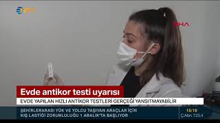 EVDE ANTİKOR TESTİ 30 11 2020 15 BÜLTENİ