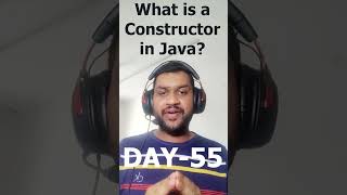 What is a Constructor in Java? #javaprogramming #java #shorts