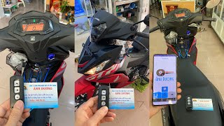 Cực Sốc ! Khóa Smartkey tích hợp app Điện Thoại,Full Chức Năng,Gắn Xe Máy GTR150 Và Các Dòng Khác