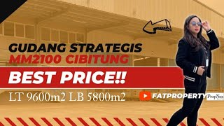 Gudang Bgs Strategis di MM2100 Cibitung -Peluang Bisnis!#JualGudangMM2100#InvestasiProperti#Cibitung