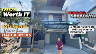 Paling Worth IT !! Rumah Split Level Baru Gressss Citraland Harganya 3M-An, Dijamin Paling Murah