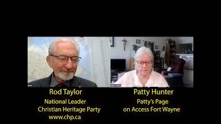 Patty's Page -  Guest: Rod Taylor, Christian Heritage Party of Canada