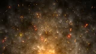 Mesmerizing 4K Abstract Orange Fiery Sparks and Smoke from a Bonfire - Free Stock Footage Download!