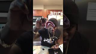 Juice Time Joseph preps for Gold Grill from Benzino Jewelry