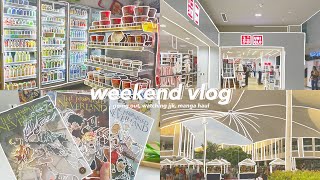 vlog ep. 3 ー going out, watching jjk, manga haul🍙🥛 (watch in hd)