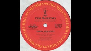 EBONY AND IVORY (12 INCH VERSION)(PAUL McCARTNEY AND STEVIE WONDER)12" VINYL 1982