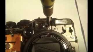 Canon G12 repair of zoom and buttons stuck