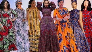 Trendy Ankara Free Gown Fashion Inspo || African Print Bubu/Boubou Gown Styles