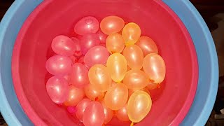 Asmr - Fun Water Balloons Pop part 21!!! balloon pops #satisfying #funny #asmr #meditação