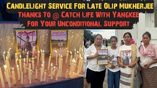 Mass Gathering Of Publics For The Candlelight Vigil Of Late Olip Mukherjee