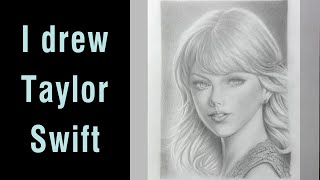 Realistic Taylor Swift Portrait | Drawing Tutorial