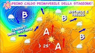 METEO PAZZO: ONDATA DI CALDO ANOMALO CON L'ANTICICLONE AFRICANO DAL WEEKEND 6-7 APRILE SULL'ITALIA!