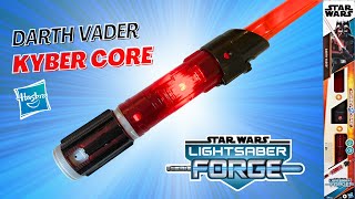 NEW Darth Vader Lightsaber Forge Kyber Core Review