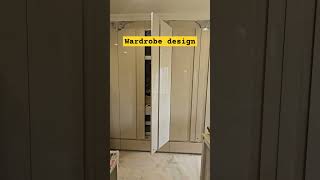 Wardrobe design#woodwork #interiordesign #youtubeshorts