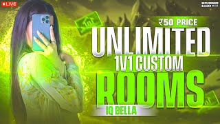 BGMI LIVE 1V1 ROOM || CUSTOM ROOM || PUBG LIVE TDM ROOM