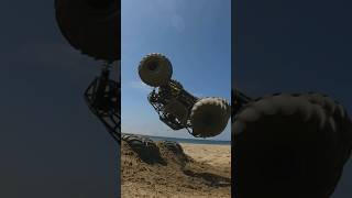 Day at the beach #monstertruck #stunt #4x4 #gopro #offroad #beach #monsterjam #Losi #rc #shorts