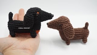 Perro salchicha amigurumi tutorial