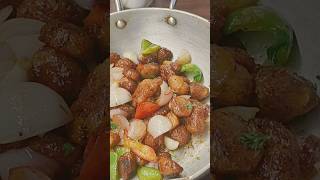 fry soya chunks recipe 😍फ्राई सोया चंक्स रेसिपी।@reenakitchenss #shorts #viralshorts #soyarecipe