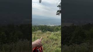 Repelling on the side of a mountain #awesome #treelife #trees #treeclimber #amazing #part1