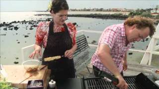 Heat Beads® Good Chef Bad Chef BBQ Recipes Tofu and Beef Skewers