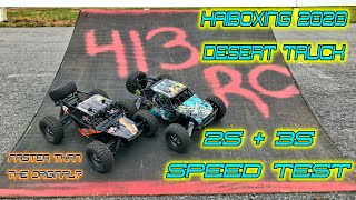 2020 Best $100 Budget RC Car - Haiboxing 2995 Desert Truck 2S & 3S Speed Test Ramp Bash