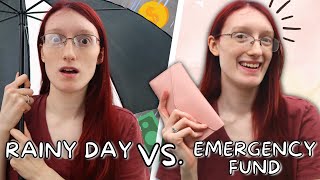 Rainy Day Fund VS. Emergency Fund in your 20's- WHAT’S THE DIFFERENCE?