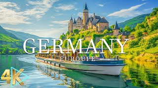 FLYING OVER GERMANY (4K UHD) - Relaxing Music Along With Beautiful Nature Videos - 4K Video HD