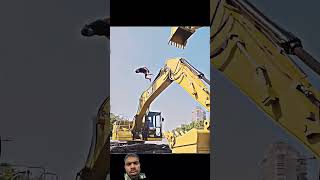 Sabse khatarnak स्टेंड #stending #excavator