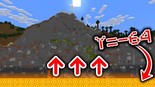 Minecraft Lava Rising mod in 1.18