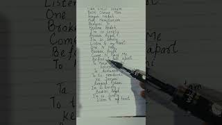 'Broken Angel's Lyrics #shorts #shortvideo #songlyrics #song #status #ytshorts