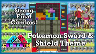 Tetris 99 Pokemon Sword & Shield - Strong Final Combos!