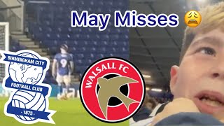 BCFC VS WFC!! WALSALL WIN ON PENS 😡 #bcfc #kro #blues #football