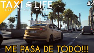 Me pasa absolutamente de todo pero los clientes me quieren 😁 - Taxi Life PS5 #2