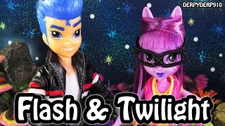 MLP Equestria Girls Friendship Games Twilight Sparkle & Flash Sentry My Little Pony Toy Doll Review