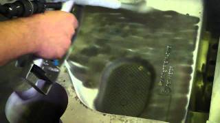 Aluminum casting mold cleaning - IS 77S BLASTER - Dry Ice Blasting