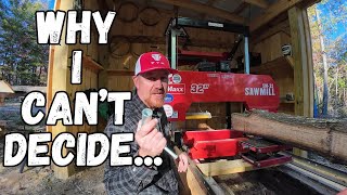 Tractor Talk While We Mill Lumber For Our Equipment Shed