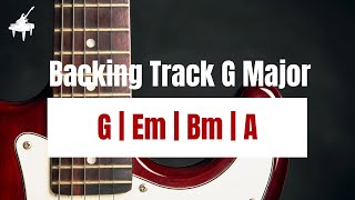 [Long Version] Rock Guitar Backing Track G Major | 80BPM | Guitar Backing Track