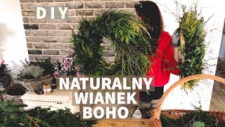 Jak zrobić WIANEK BOHO naturalny z zielonych gałązek - Poradnik Krok po kroku