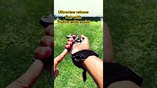 Ultraview release paired with Trufire wrist assist for archery #Trufire #archery #ultraview #hunting