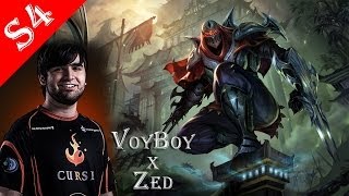 【PROMID】S4 Curse Voyboy Zed 劫 Jan. 18 4/4/4 WIN