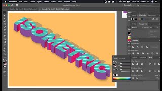 ISOMETRIC 3D TEXT - ADOBE ILLUSTRATOR TUTORIAL CC 2019