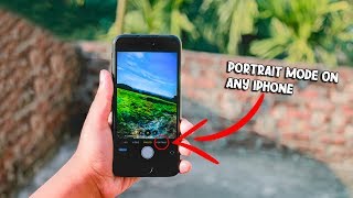 ✌️How To Get Portrait Mode On any iPhone without jailbreak