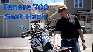 Yamaha Tenere 700 Seat Hack | 4K